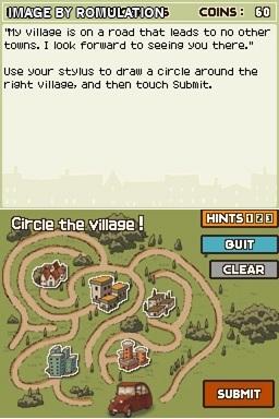 Professor Layton and the Curious Village for NDS screenshot