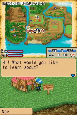 Harvest Moon DS - Island of Happiness for NDS screenshot