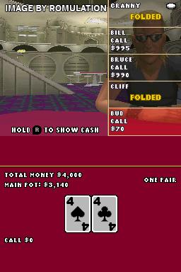 World Championship Poker - Deluxe Series for NDS screenshot