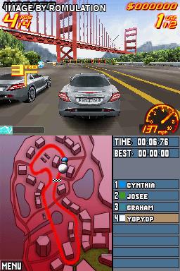 Asphalt - Urban GT 2 for NDS screenshot